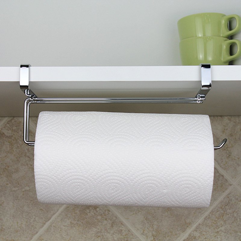 Stainless Steel Toilet Roll Paper Under Shelf Kitchen Towel Holder Tissue Rack