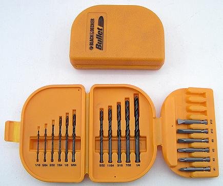BD-17k Black & Decker 17 pc. Drill & Screw Bit Set