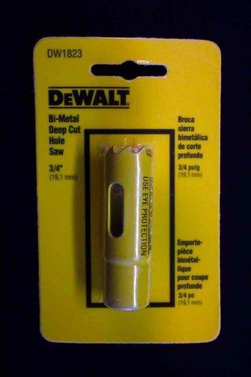 DW1823 DeWalt Bi-Metal Hole Saw