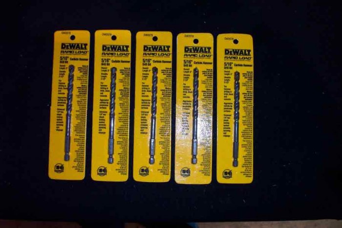 DW2578 DeWalt " Percussion Carbide Drill Bit