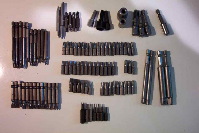 BA-02 100pc. Hanson Bulk Screw Bit Assortment