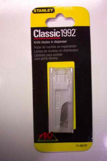 ST-11-921D Stanley Classic 1992 10pk. Utility Knife Blades