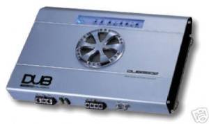 Cds-Audiobahn DUB2502 2-Channel 500 Watts Max Car Amplifier-DUB2502