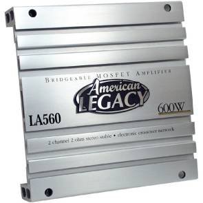 Cds-Legacy 2-Channel 600 Watts Max Bridgeable Amplifier-LA560