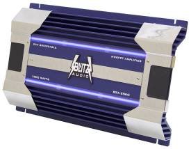 Cds-Blitz Audio 2-Channel 1800 Watts Max Amplifier with Blue Neon Light-BZA2560