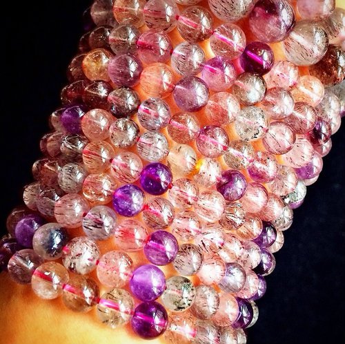NATURAL GEMSTONE ROUND SPACER LOOSE BEADS 8MM
