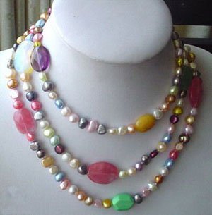 Beautiful Tibet Pearl Necklace