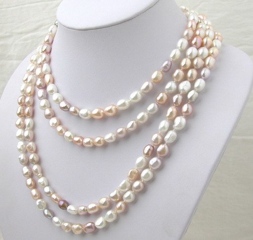 AMAZING Multicolor freshwater PEARL NECKLACE