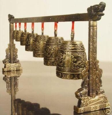Rare China Serial Bells With Dragon