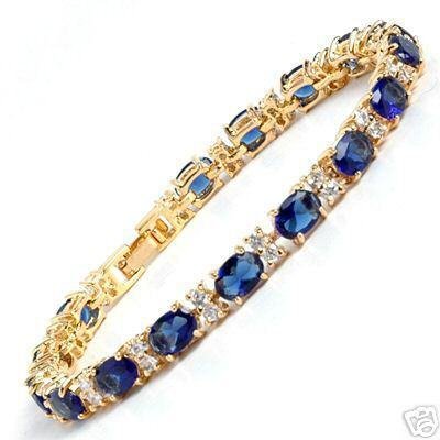 Exquisite Blue Stone Sapphire Bracelet
