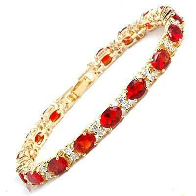 Exquisite red jade ruby bracelet