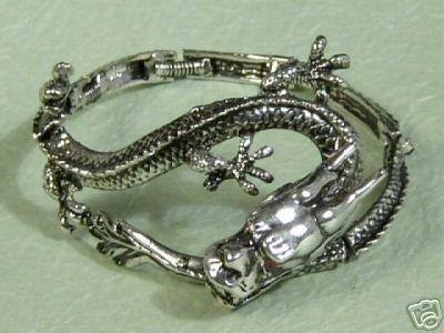 Rare tibet silver dragon bracelet