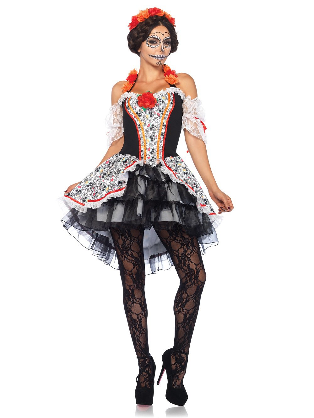 Leg Avenue 2 PC Sugar Skull Senorita Costume XLarge