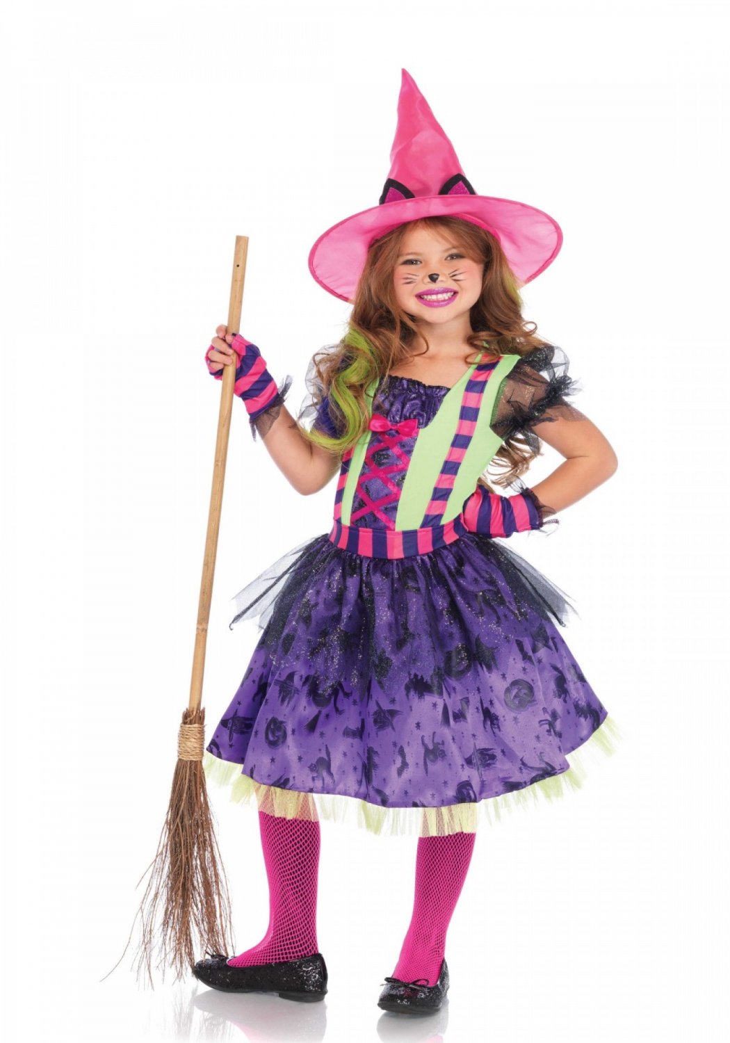 Leg Avenue Tulle Black Cat Witch Size XS
