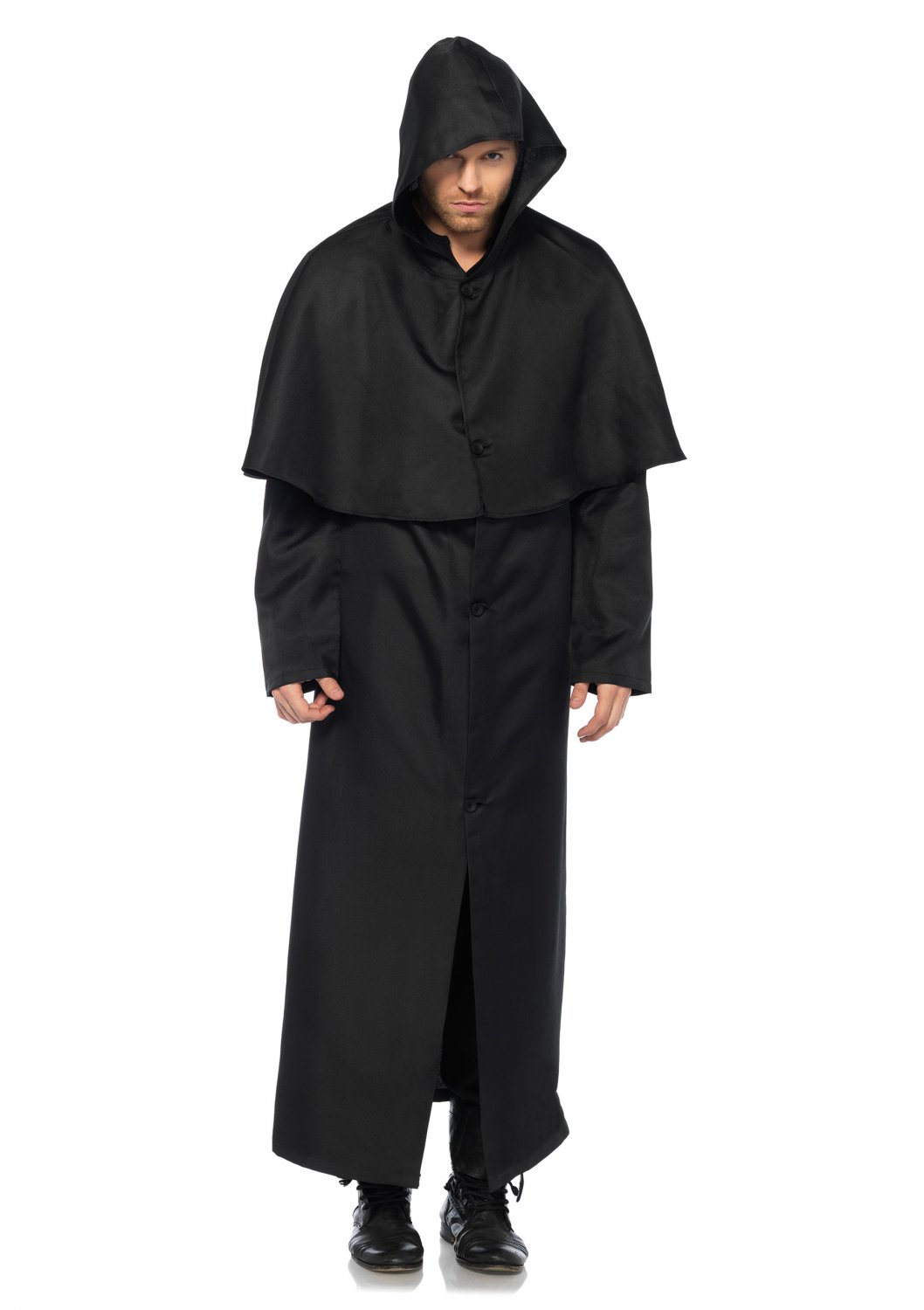 Hooded Button Front Cloak Size XL