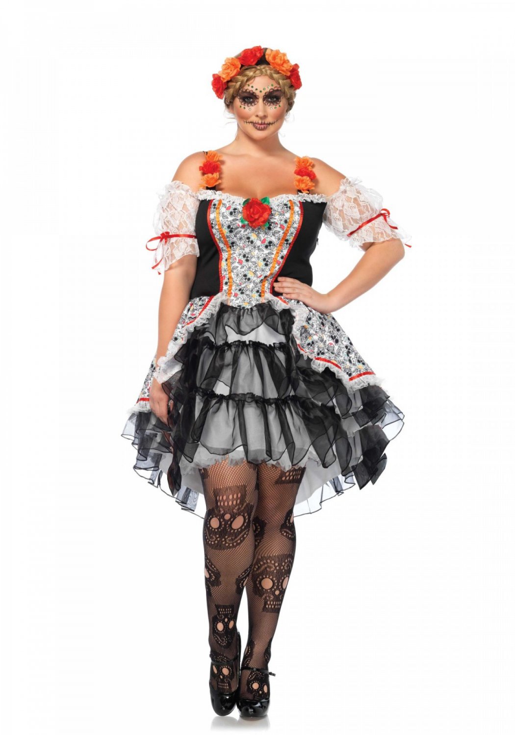 Sugar Skull Senorita Size 3X-4X