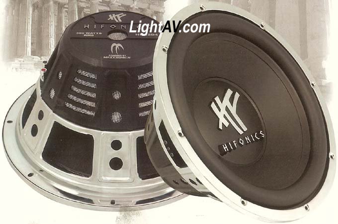 Hifonics Single 4 Ohm Voice Coil Subwoofer 12" 600 Watts MAX