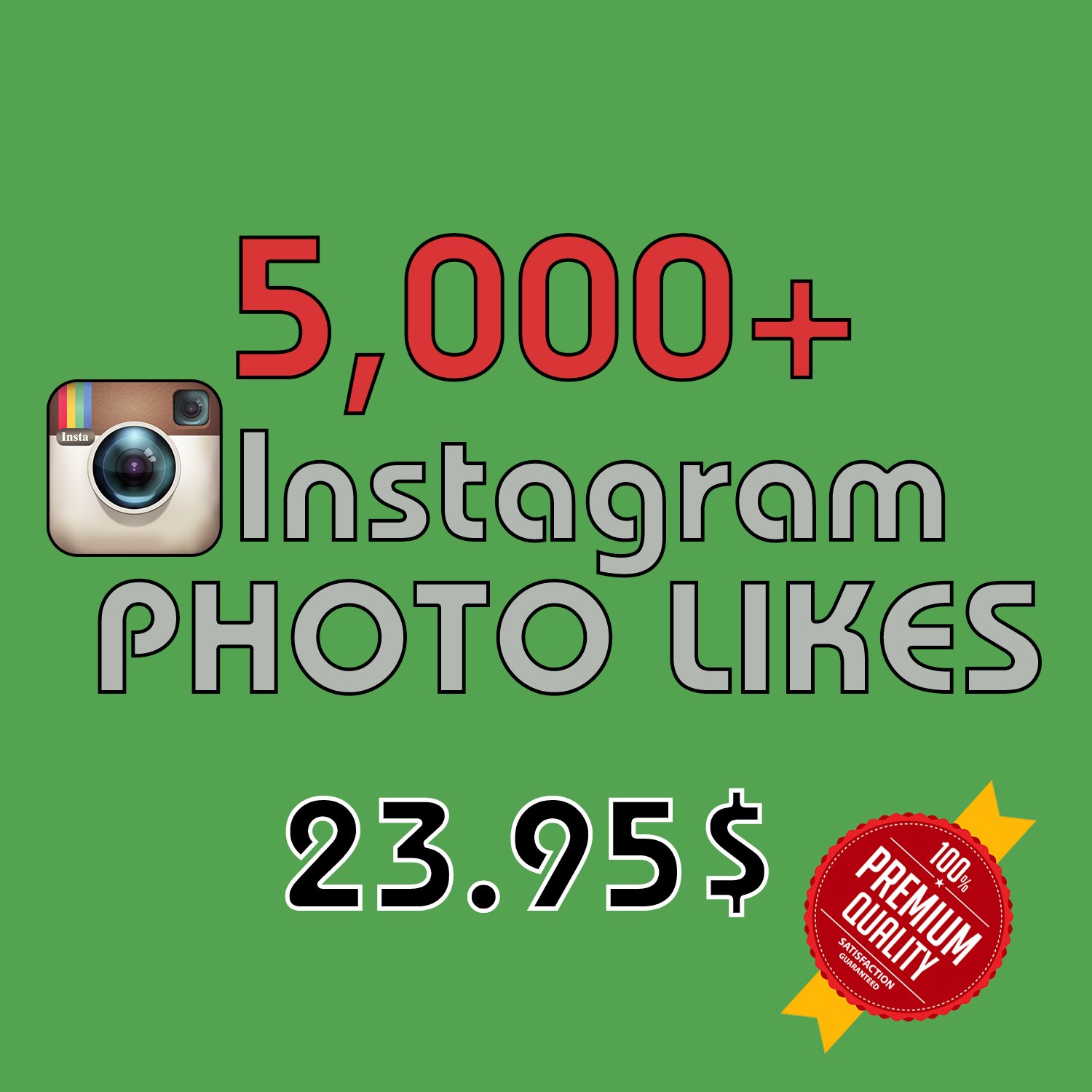 5,000 HQ Instagram Photo Likes