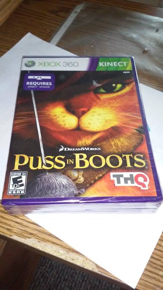 XBOX 360 Kinect Puss In Boots