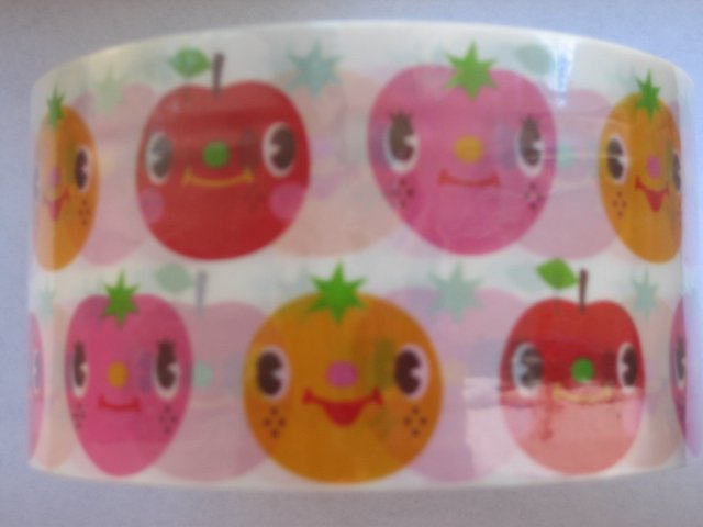 Cram Cream Rainbow Color Fruit Face Deco Tape