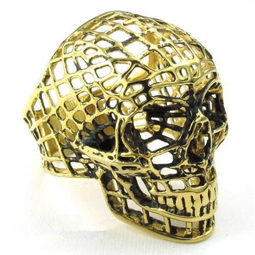 titanium rings for men SKULL rings fashion jewelry COOL gift for him