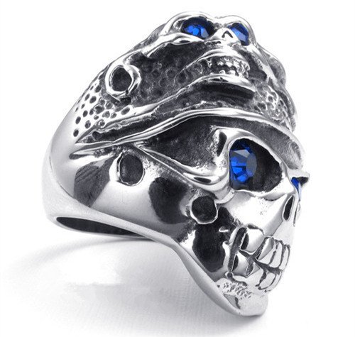 titanium rings for men SKULL rings fashion jewelry COOL special gift