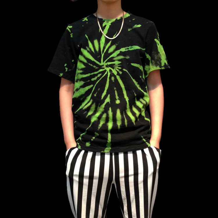 unique Men tie dye shirts tie dyeing professional Handmade tie dye designs