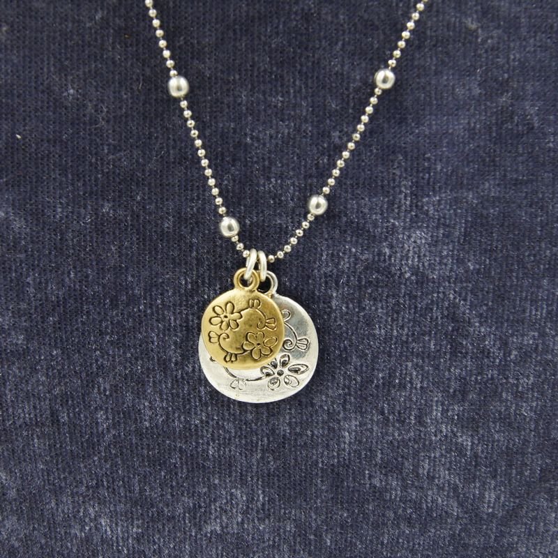 chain necklaces flower pendants for women C22-101