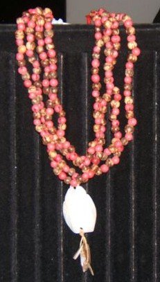 Pink Acai bead necklace