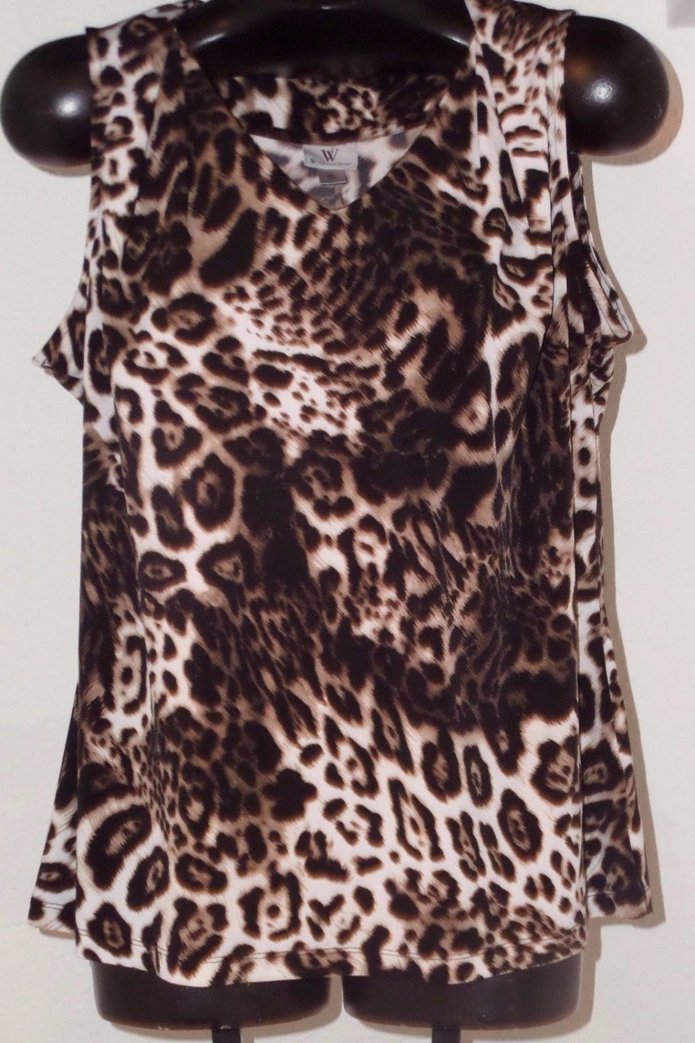Women's Animal Print Top Size XL by Worthington