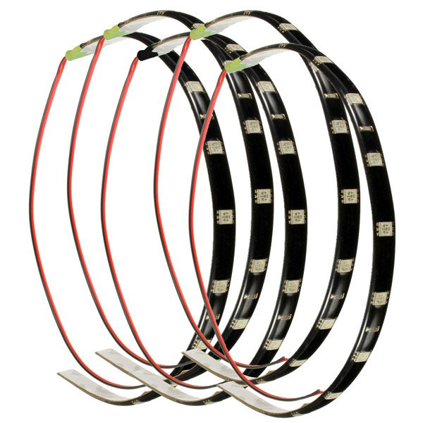Car 12LEDs 5050SMD Strip Light Flexible Lamp Waterproof 12V 30cm