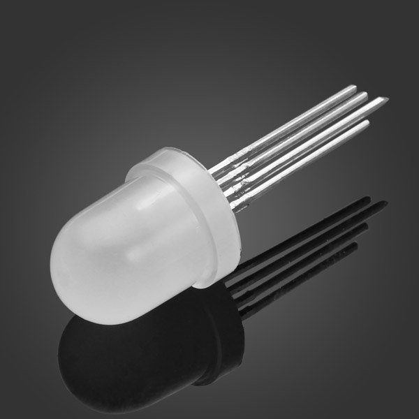20Pcs RGB LED Diode 8mm Red/Green/Blue 4 Pin Light Emitting Diode