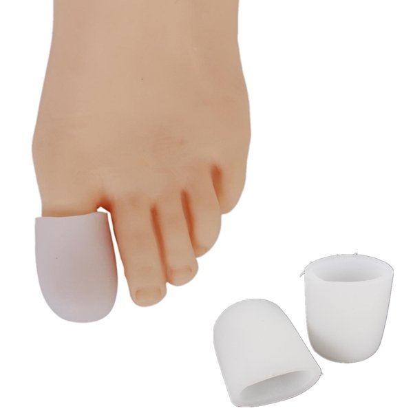 2Pcs Soft Silicone Gel Toe Separators Straightener Bunion Protector