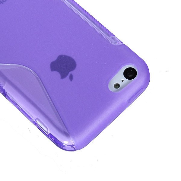 S-Line TPU Silicone Rubber Gel Back Case Cover For iPhone 5C