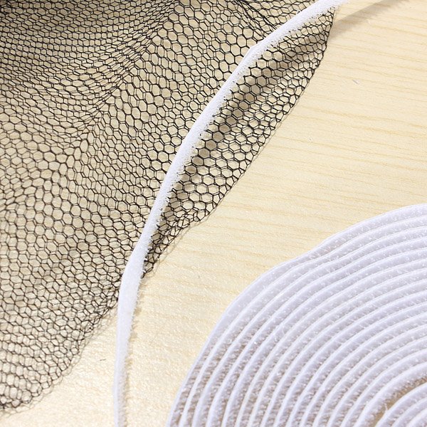 Black Anti Mosquito Pest Window Net Mesh Screen Curtain Protector