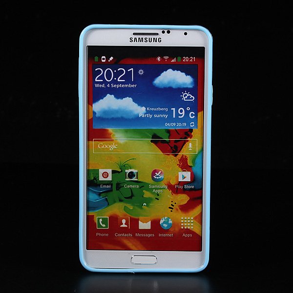 Transparent Bumper Hard Case Cover For Samsung Galaxy Note 3 N9000