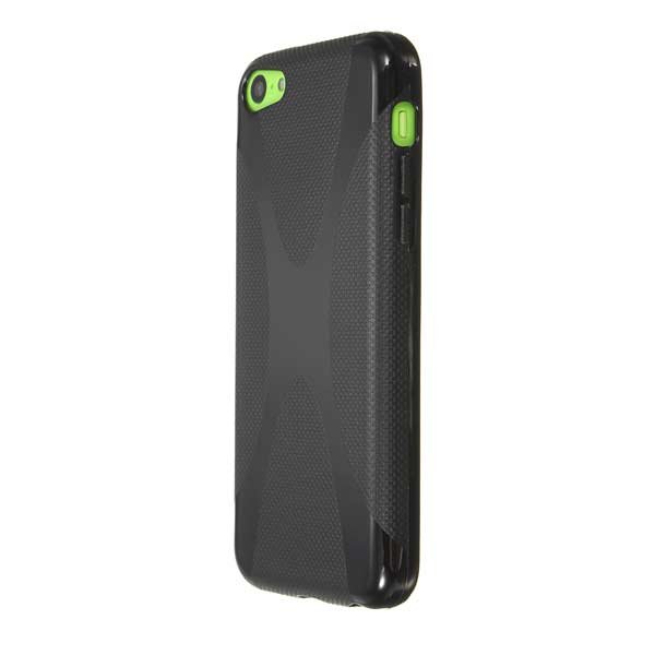 X-Line Shape Soft TPU Silicone Gel Case Cover For iPhone 5C