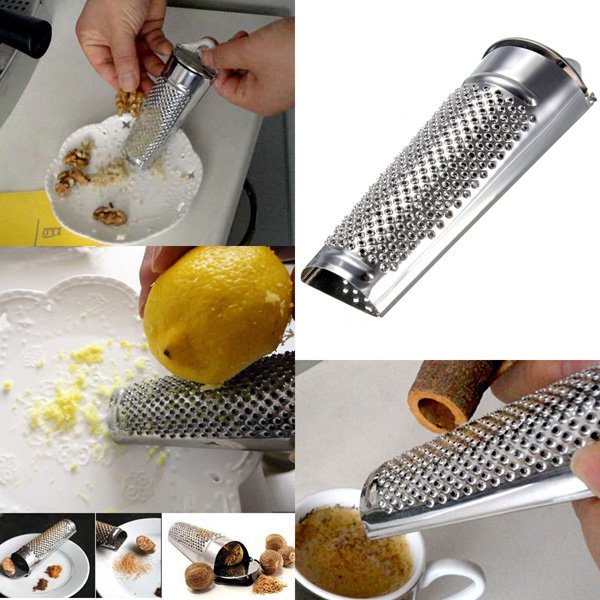 Stainless Steel Versatile Hand Held Nutmeg Citrus Ginger Grater