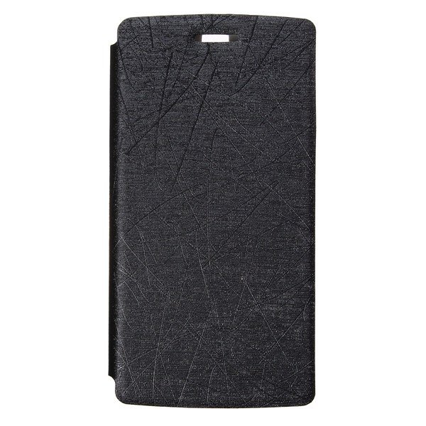 Drizzle Scratch PU Leather Flip Stand Cover Case For OnePlus One