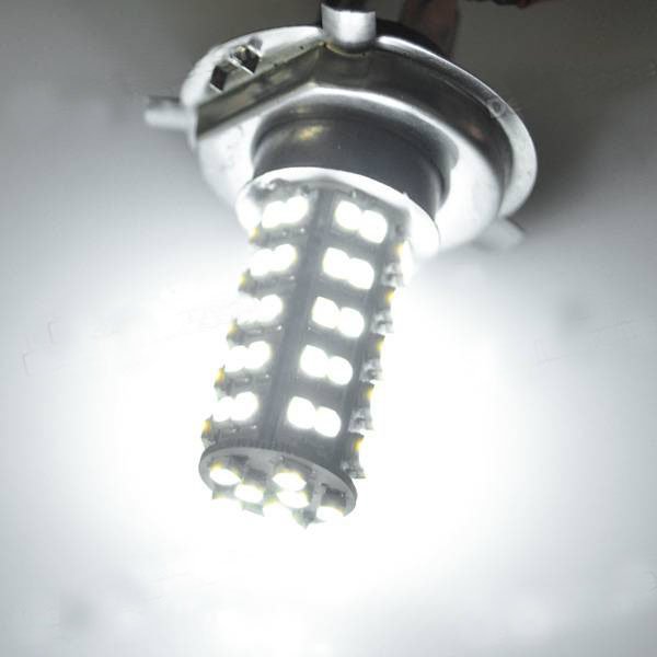 New H4 3.5W 68-SMD LED 6500K 310-Lumen White Fog Lights for Car 1 pcs