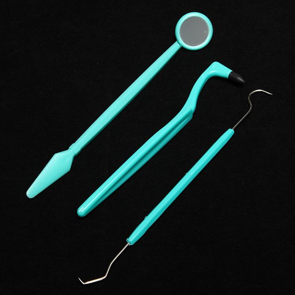 8pcs Home Dental Care Kit Floss Stain Tongue Picks Teeth Tool