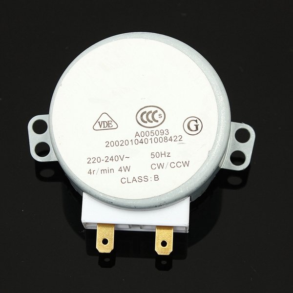 Microwave Oven Turntable Synchronous Motor TYJ50-8A7 4RPM AC 220-240V