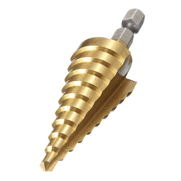4-22MM Hex Titanium Step Cone Drill Bit Hole Cutter HSS 4241