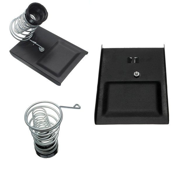 Soldering Solder Iron Metal Rectangle Stand Holder Base Support Station