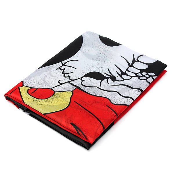 5*3 ft. Red Bandana Skull Pirate Flag