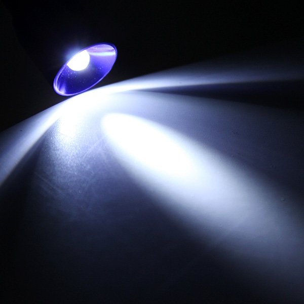 10LM Spark Plug Style Mini Portable LED Keychain Flashlight