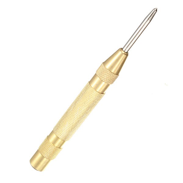 5 Inch Automatic Center Pin Punch Spring Loaded Marking Holes Tool