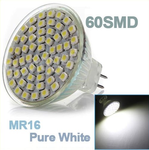 Pure White 3528 60 SMD LED Energy Saving Down Light Lamp