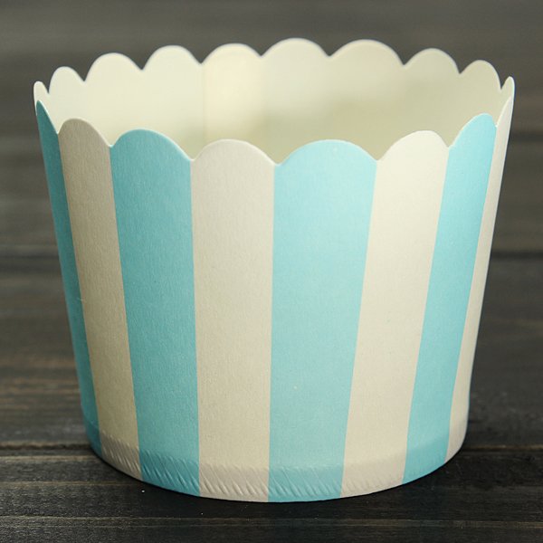 50pcs Cupcake Baking Paper Stripe Muffin Cup Home Wedding Party