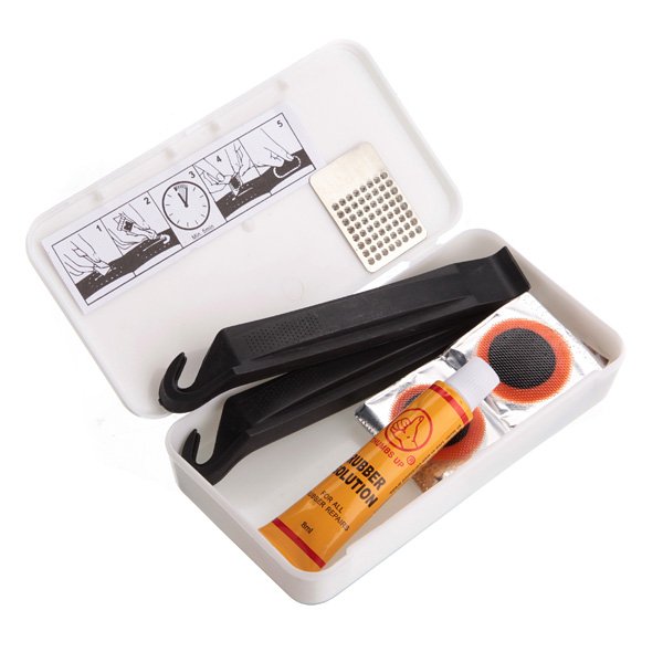 Flickset Flicken Fahrrad Flickzeug Tube Tiptop Reifenreparatur tasche